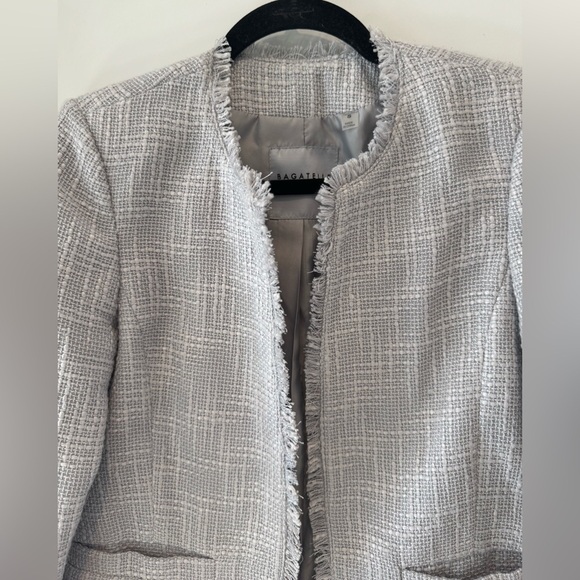Bagatelle collection blazer gray modern stylish size Small - Picture 3 of 8